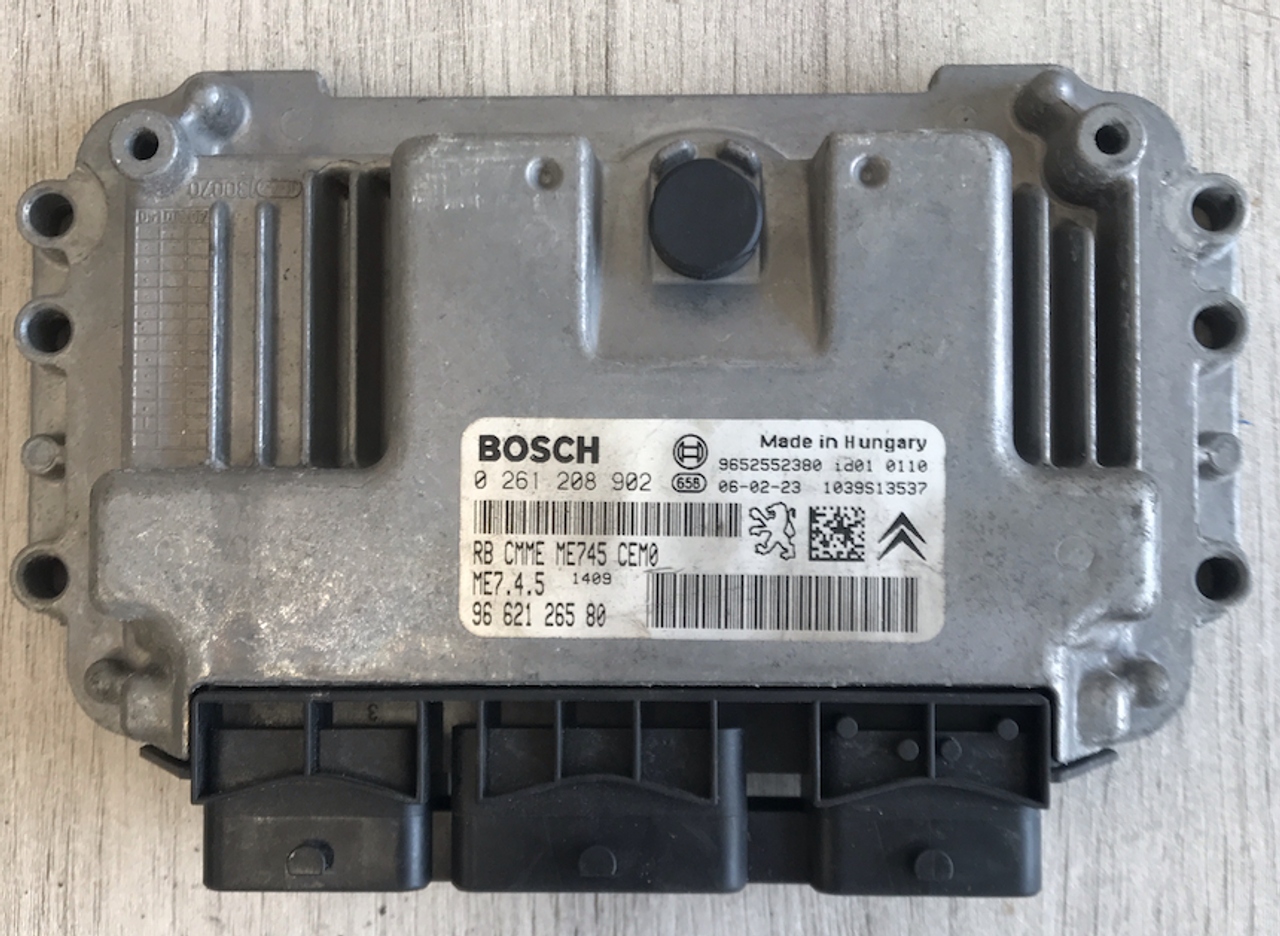 BOSCH, 0261208902, 0 261 208 902, 9662126580, 96 621 265 80, 1039S13537, ME7.4.5