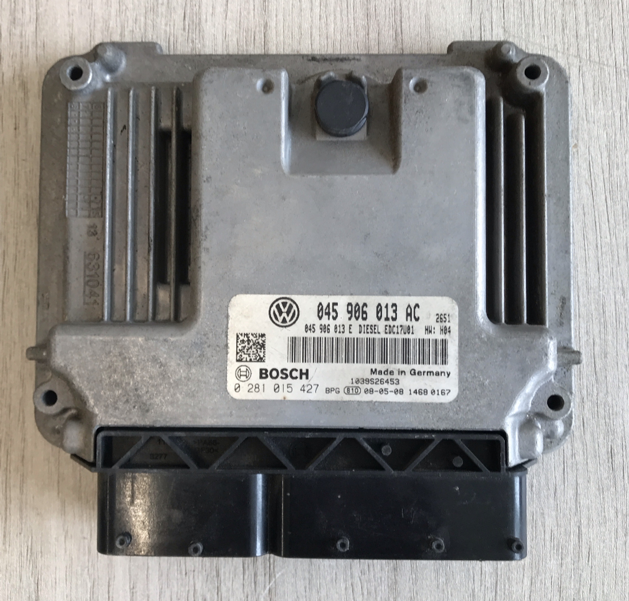 Bosch Engine ECU, Seat Ibiza 1.4 TDI, 0 281 015 427, 0281015427, 045906013AC, 045 906 013 AC, 1039S26453, EDC17U01