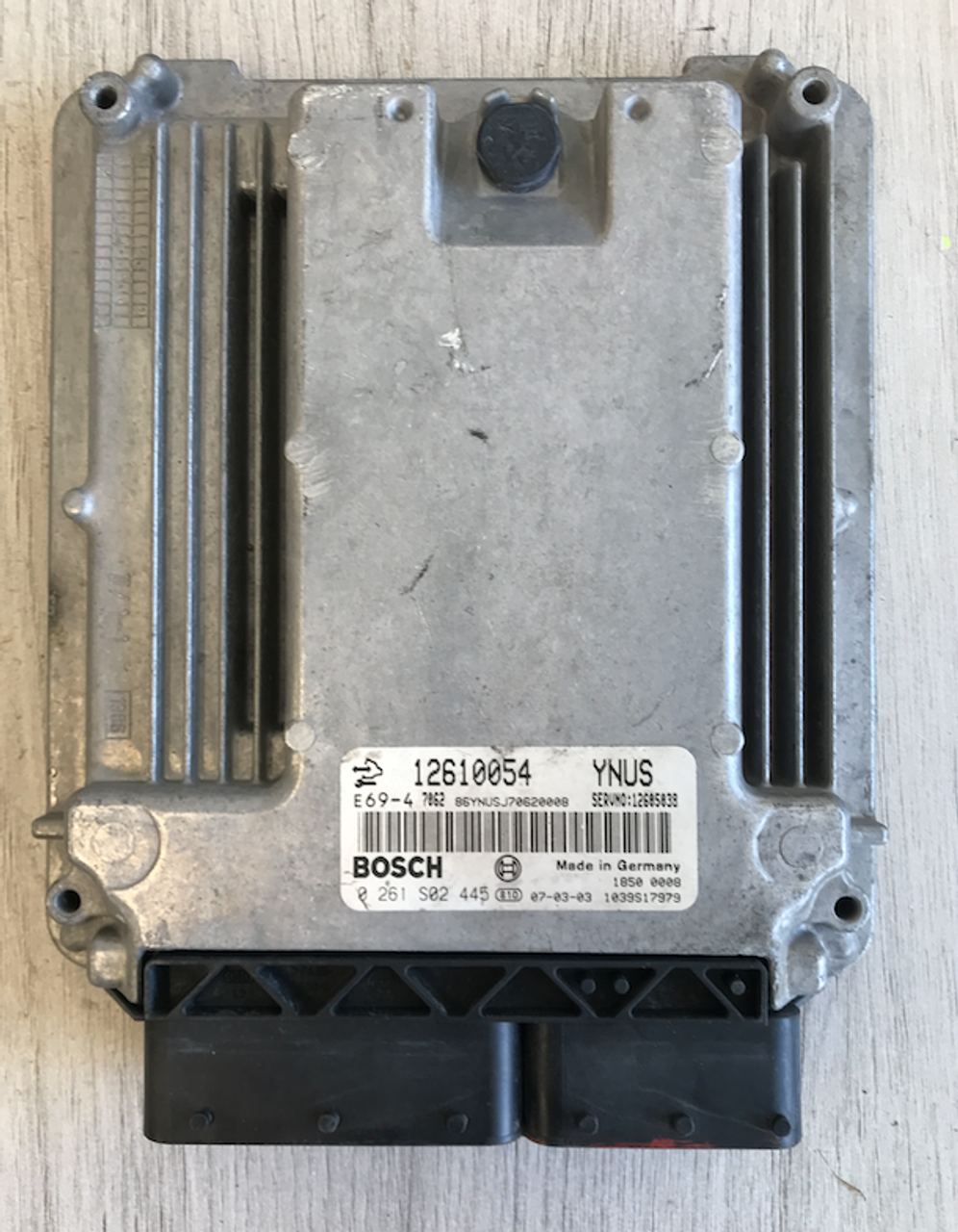 Bosch Engine ECU, Pontiac Solstice, 0 261 S02 445, 0261S02445, 12610054, YNUS