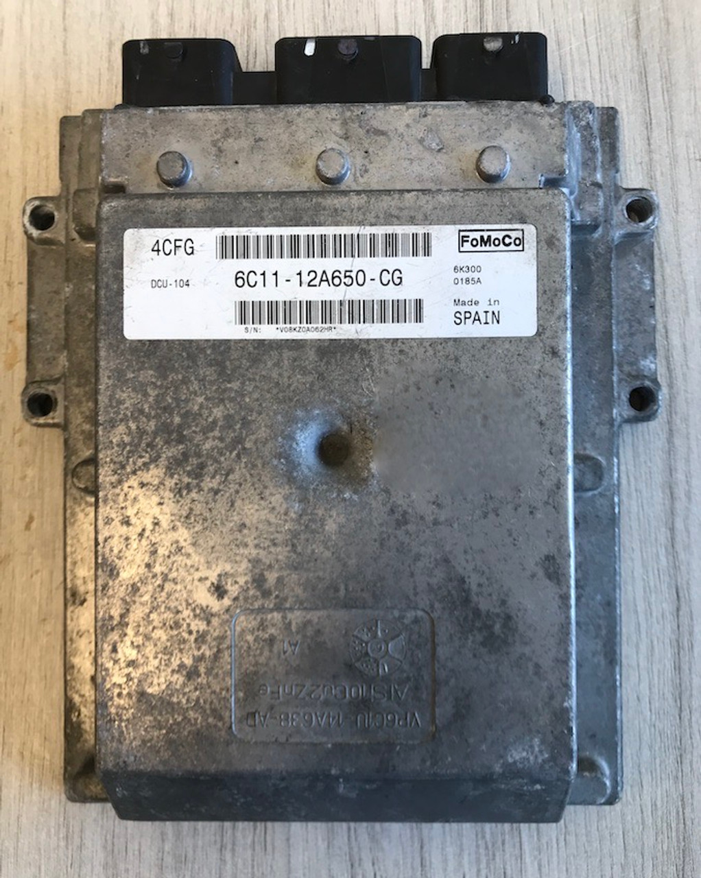 FoMoCo Ford Engine ECU, 6C1112A650CG, 6C11-12A650-CG, DCU-104, 4CFG