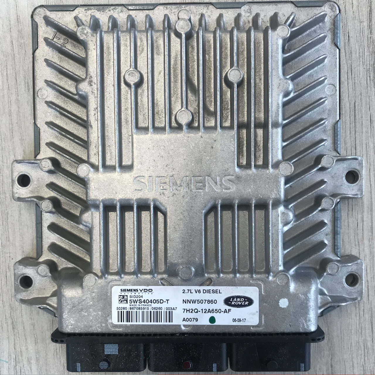 Land Rover 2.7D V6, 5WS40405DT, 5WS40405D-T, 7H2Q12A650AF, 7H2Q-12A650-AF, NNW507860, SID204