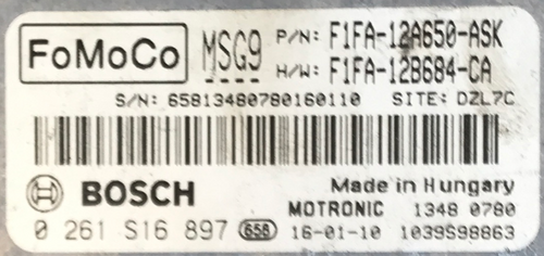 Ford Focus, 0261S16897, 0 261 S16 897, F1FA12A650ASK, F1FA-12A650-ASK, F1FA12B684CA, F1FA-12B684-CA, MSG9