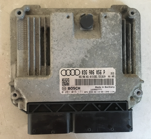 Audi A3 1.9 TDI Engine ECU, 0281015171, 0 281 015 171, 03G906056P, 03G 906 056 P, EDC16U34, 1039S27771