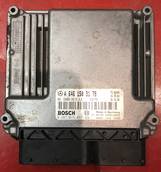 Plug & Play Bosch Engine ECU, Mercedes-Benz 115 CDI Vito 2.1, 0281013457, 0  281 013 457, A6461503178, A 646 150 31 78, CR3.31 2.2L, 1039S14073