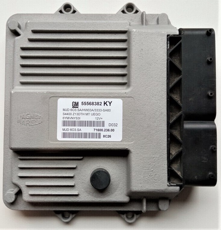 Plug & Play Magneti Marelli Engine ECU, Vauxhall Corsa 1.3 JTD, 55568382,  MJD 603.SA, MJD6O3.SA, KY, 71600.236.00