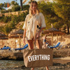 'EVERYTHING' Oversized Canvas Tote Bag