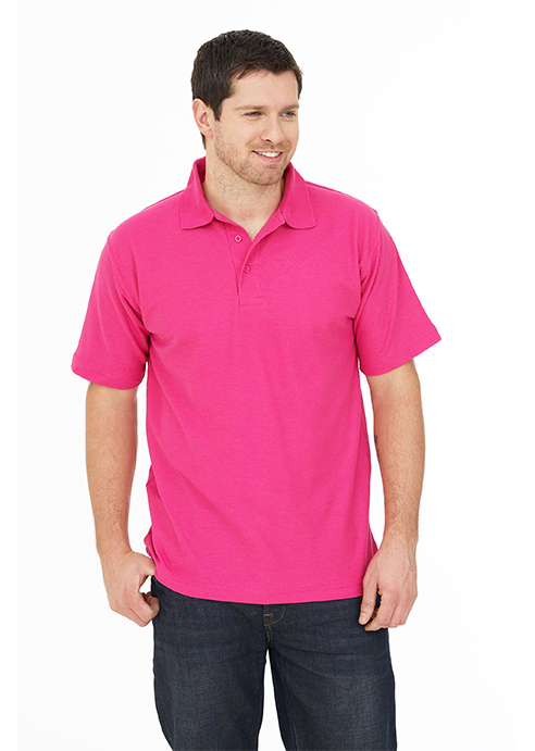 hot pink polo