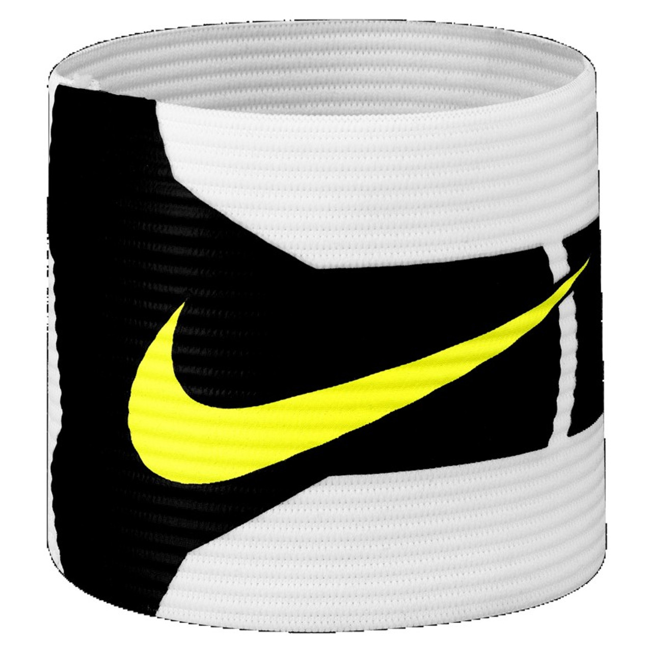 Nike T90 Captains Armband - White/Black/Yellow - BigWight