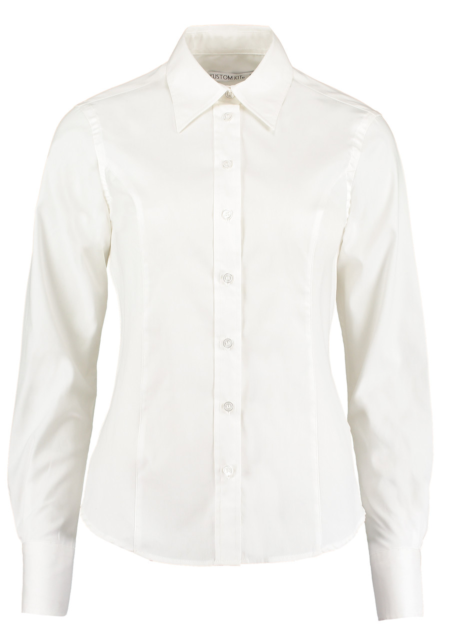 Corporate Oxford Blouse - Ladies L/Sleeve - BigWight