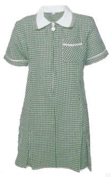 Green Gingham Summer Dress