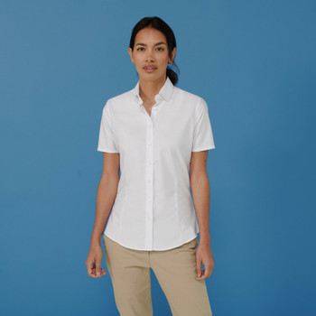 Modern Oxford Shirt - Ladies S/Sleeve