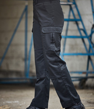 Pro Workwear Cargo Trousers - BLACK