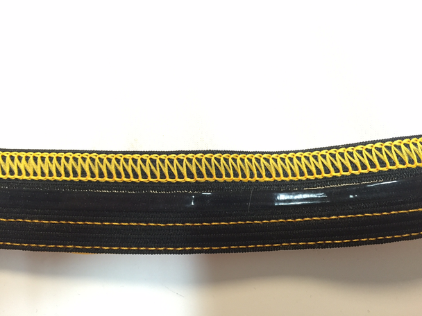 Optional silicon gripper waist elastic