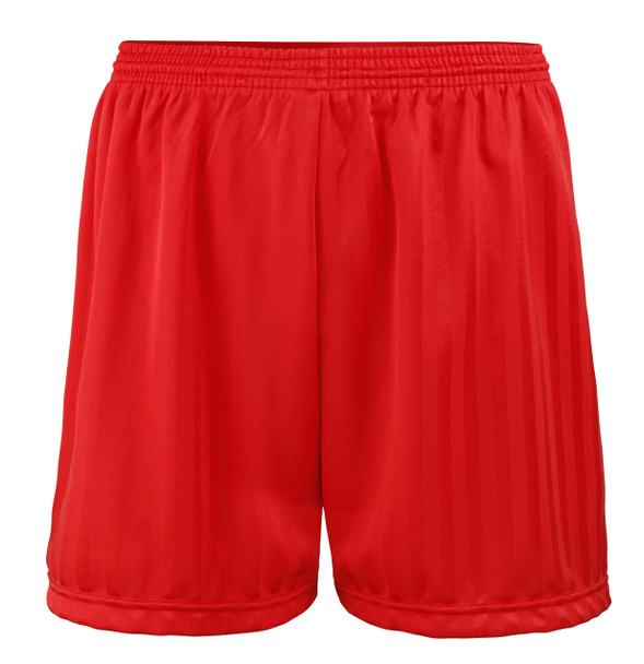 Shadow Stripe PE Shorts - Red 18-28"