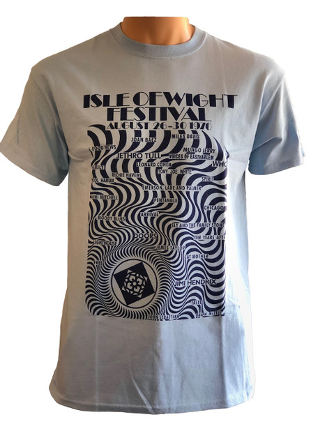  IW Festival 1970 T-Shirt - Adult 'Sky'