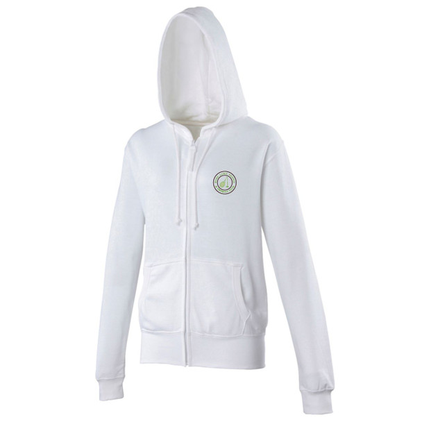 Ryde Lawn Zip Hoodie - LADIES White