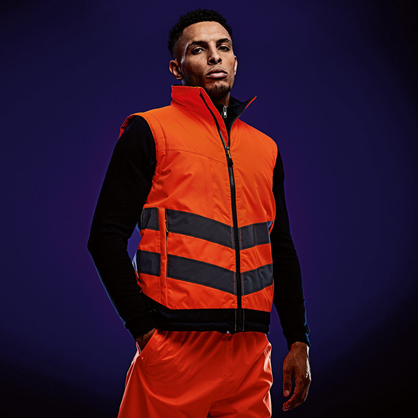 Hi-Vis Pro Contrast Bodywarmer