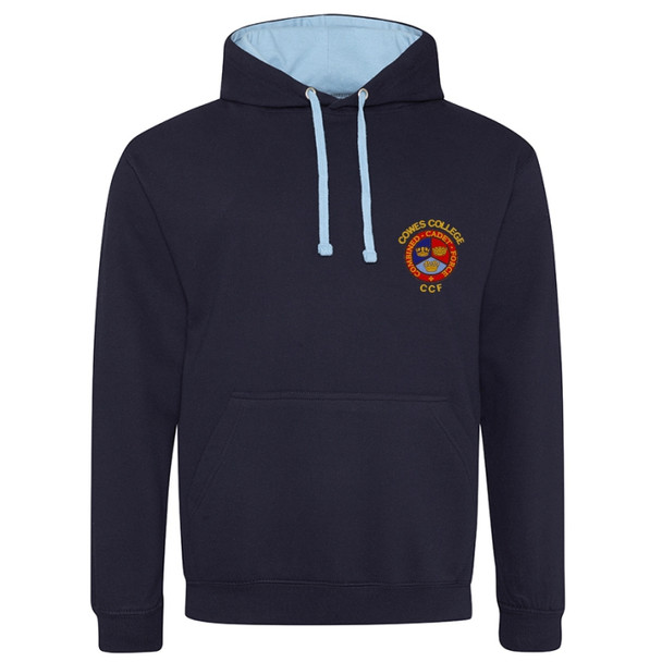 Cowes College CCF Hoodie - Navy/Sky