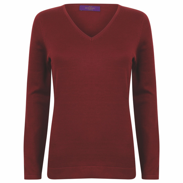 Lightweight V-Neck Sweater - LADIES