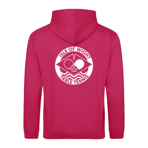 IOWTT Hoodie - ADULT Hot Pink/French Navy