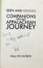 Seen and Unseen Companions On My Appalachian Journey  by Paul Fitz-Patrick, ISBN: 1600478840