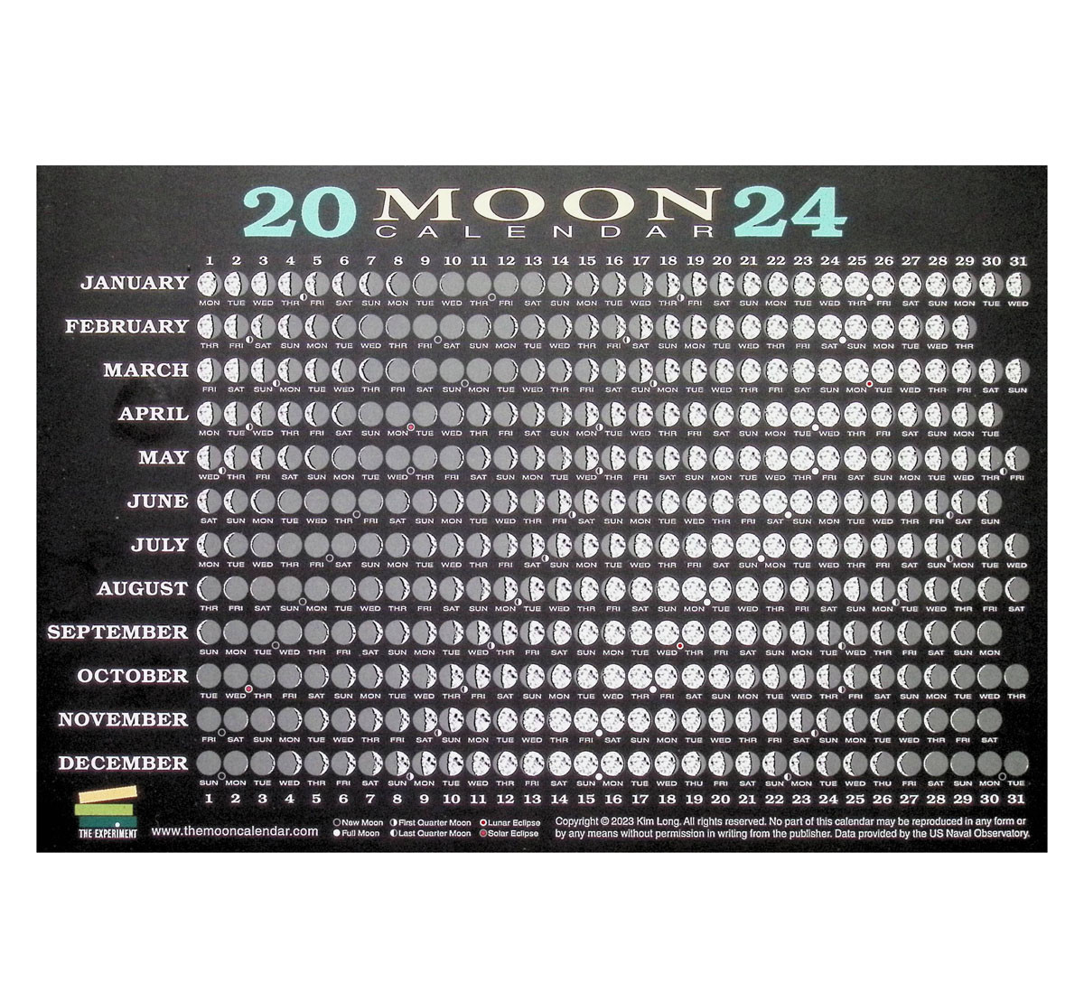 2024 Moon Calendar: Kim Long: 1615199896