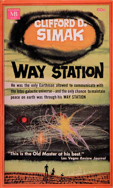 Way Station front cover by Clifford D. Simak, ISBN: 0523601980