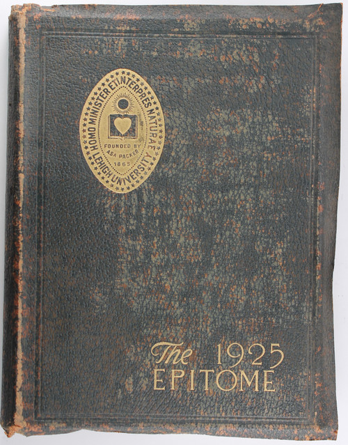The Epitome: a Yearbook Published Annually Volume Xlix front cover by The Junior Class of Lehigh University