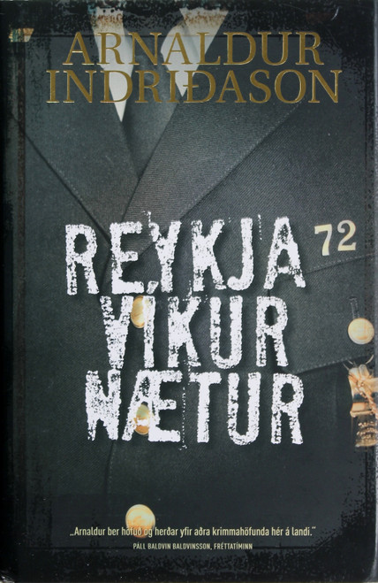 Reykja Vikur Naetur front cover by Arnaldur Indridason