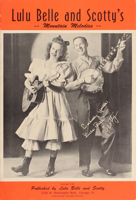 Mountain Melodies front cover by Lulu Belle and Scotty