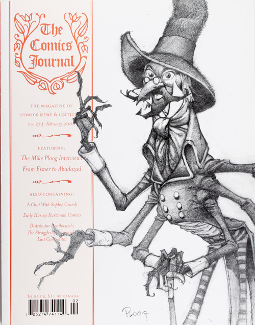 The Comics Journal #274 Feb. 2006 Sophie Crumb Kurtzman Mike Ploog front cover