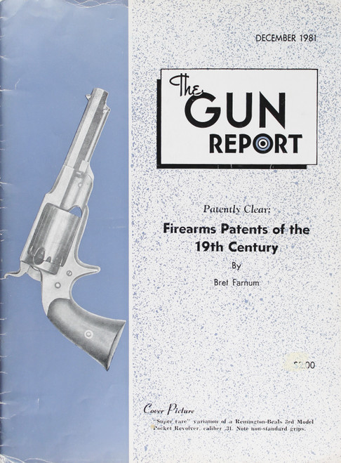 The Gun Report, December 1981 front cover