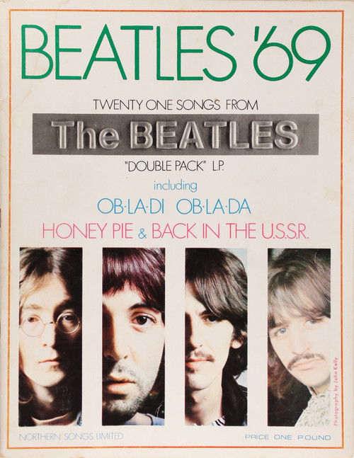 Beatles '69. Twenty One Songs From the Beatles front cover by The Beatles