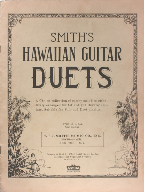 Smith's Hawaiian Guitar Duets front cover by William J. Smith, composer and arranger