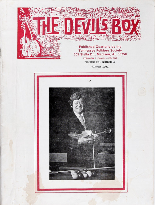 The Devil's Box (Volume 25, No 4, Winter 1991) front cover by Stephen F. Davis