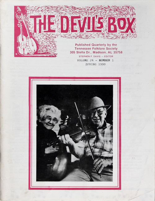 The Devil's Box (Volume 24, No 1, Spring 1990) front cover by Stephen F. Davis