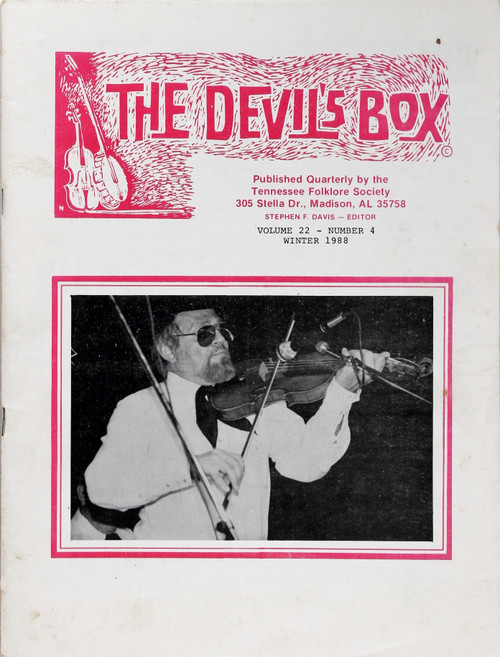 The Devil's Box (Volume 22, No 4, Winter 1988) front cover by Stephen F. Davis