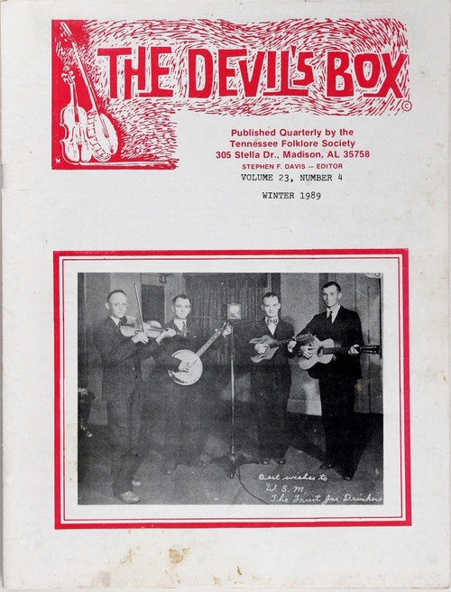 The Devil's Box (Volume 23, No 4, Winter 1989) front cover by Stephen F. Davis