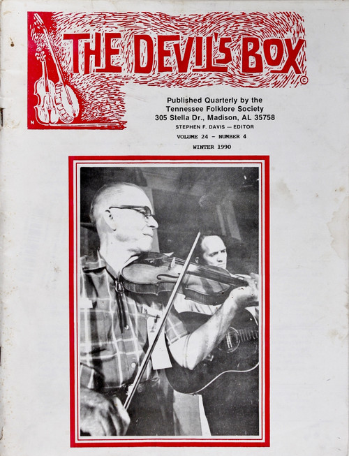 The Devil's Box (Volume 24, No 4, Winter 1990) front cover by Stephen F. Davis