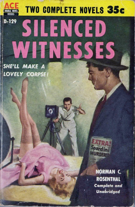 Silenced Witnesses/The Dangling Carrot front cover by Norman C. Rosenthal / Day Keene