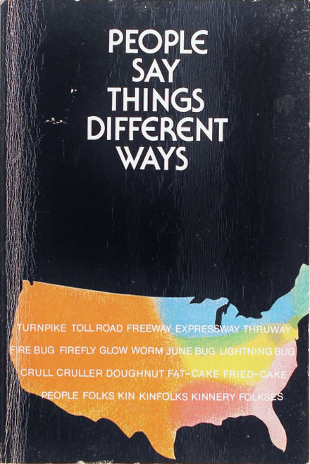 People Say Things Different Ways front cover by J. N. Hook, ISBN: 0673038866