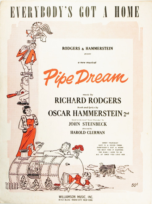 Everybody's Got a Home (From Pipe Dream) front cover by Richard Rodgers and Oscar Hammerstein