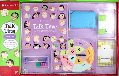 American Girl Talk Time Bonus Pack Games and Accessories front cover, ISBN: 1593693362