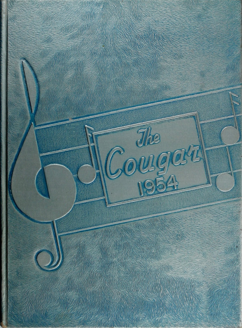 The Cougar 1954 Kutztown Area High School Yearbook front cover