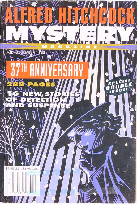 Alfred Hitchcock Mystery Magazine 37th Anniversary (Mid-December 1993) front cover