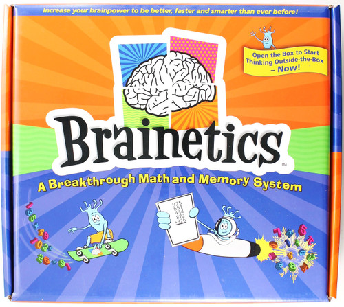 Brainetics: a Breakthrough Math and Memory System front cover by Mike Byster