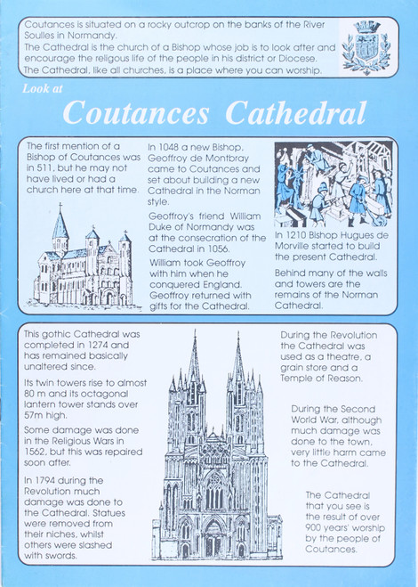 Look at Coutances Cathedral front cover, ISBN: 0863841252