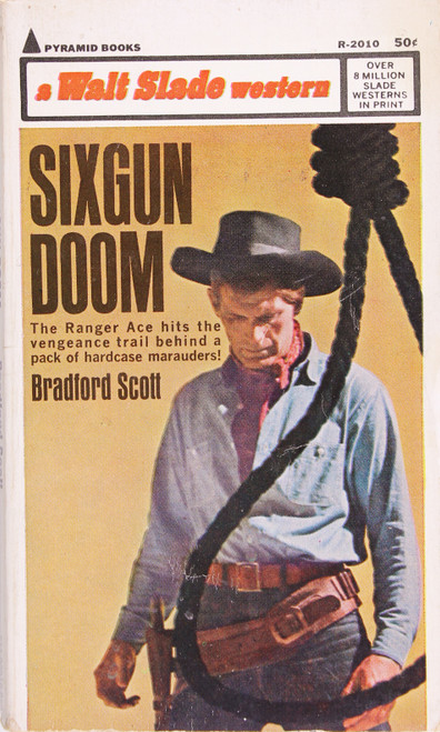 Sixgun Doom front cover by Bradford Scott