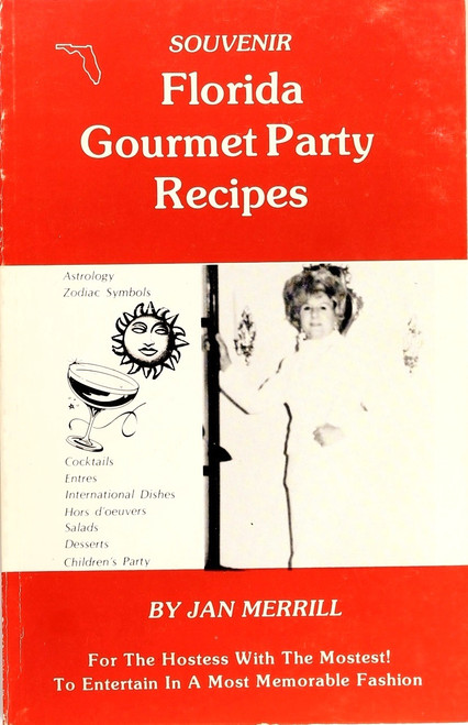 Souvenir Florida Gourmet Party Recipes front cover by Jan Merrill