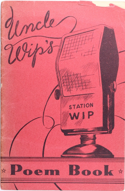 Uncle Wip's Poem Book front cover by Wayne Cody, Uncle Wip